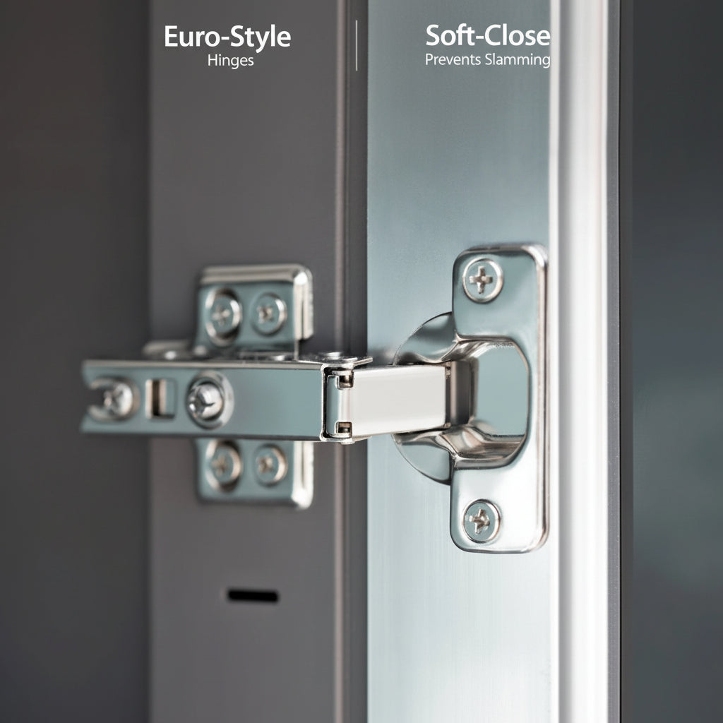 Newage Products Outdoor Kitchen Aluminum 4 Piece Cabinet Set with Corner Shelf, 2-Door, 3-Drawer and Bar Cabinet